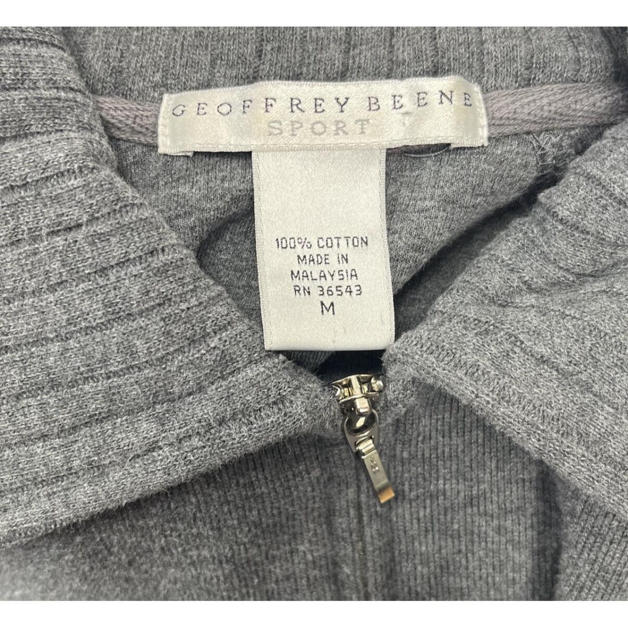 This Cozy Geoffrey Beene Sport Zip Up Sweater For Depop