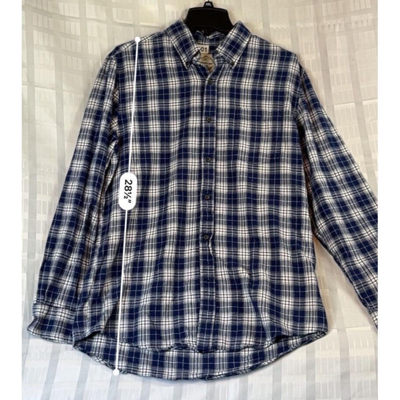 St. John's Bay Button Up Shirt MensWear Size M Long... - Depop