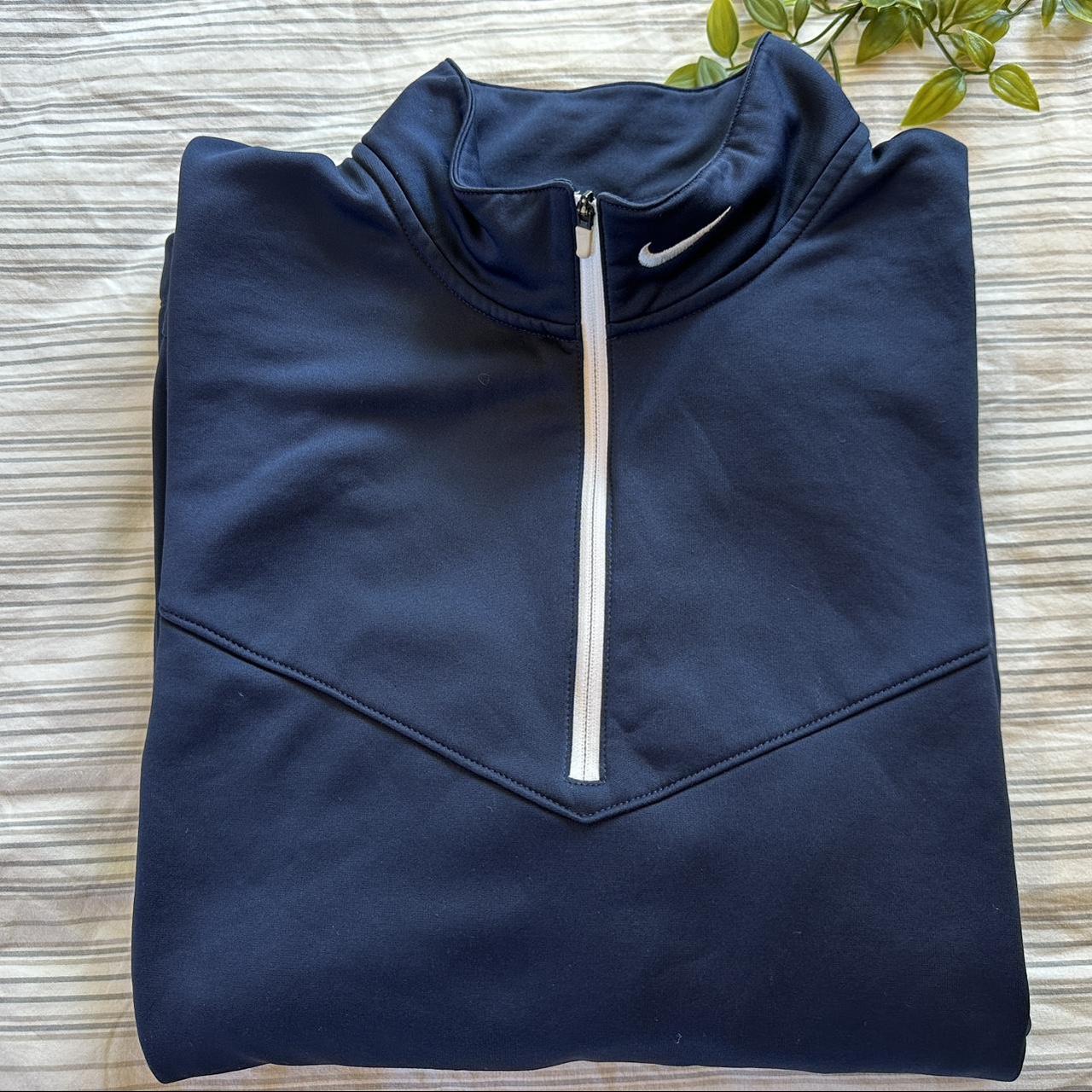 Navy Nike Hoodie Quarter Zip Hoodie Nike Golf... - Depop