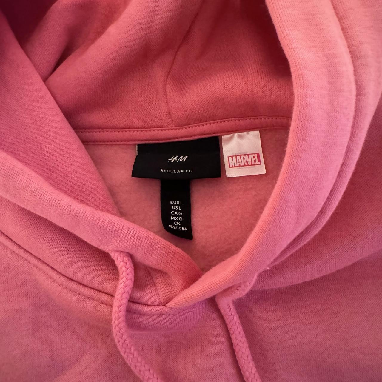 H&m mens best sale pink hoodie