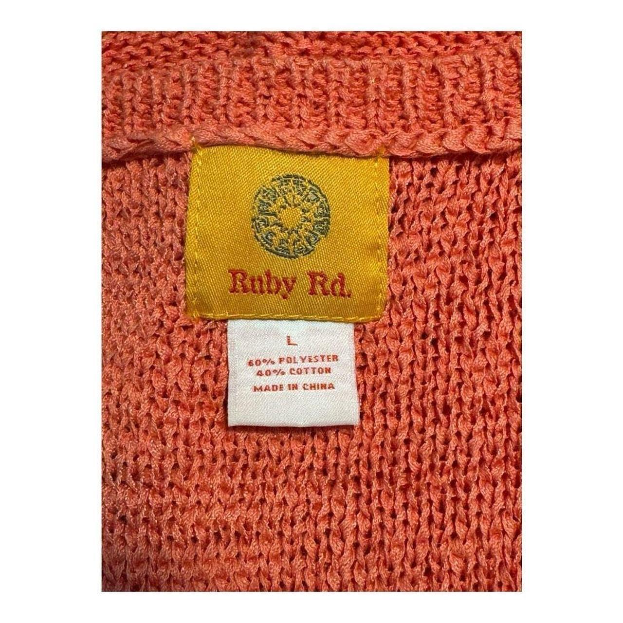 Ruby Rd. Women's Sweater - Orange - L – Whether y… - image 4