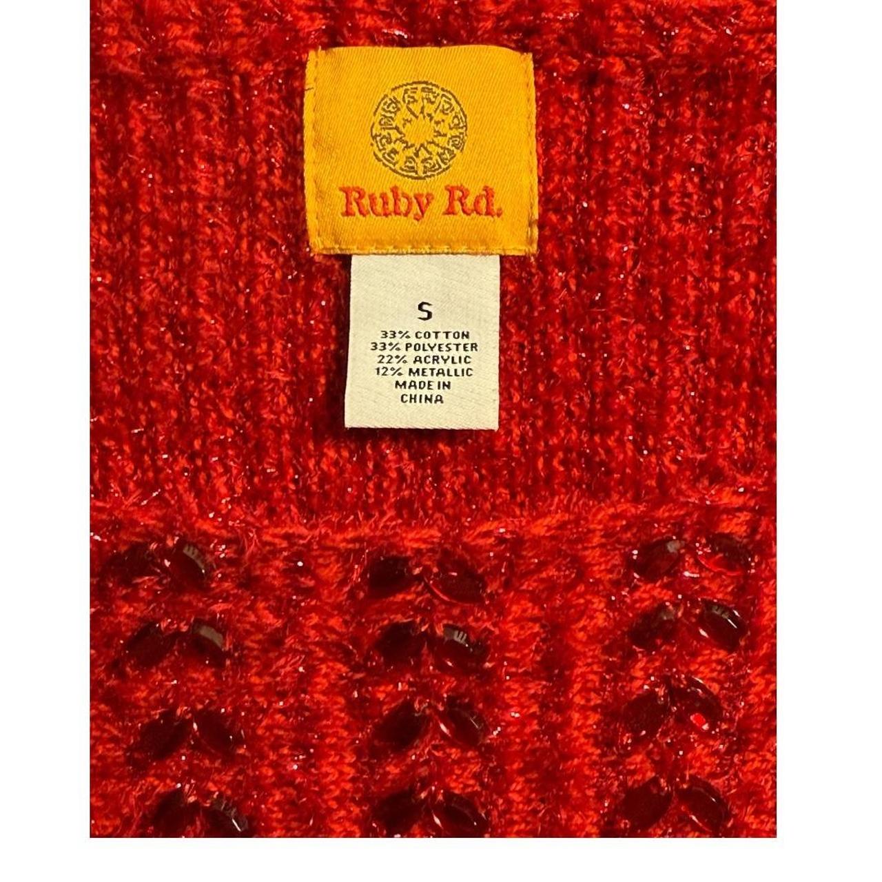 Ruby Rd. Women's Sweater - Red - S – Ruby Rd Red … - image 5
