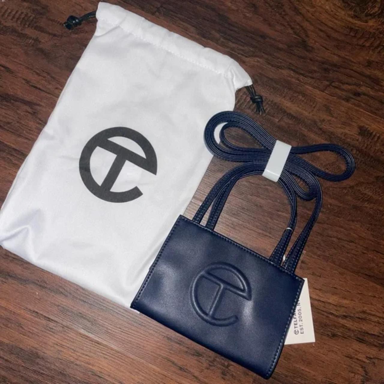 Small Navy Telfar Bag Telfar Shopping Bag Brand... - Depop