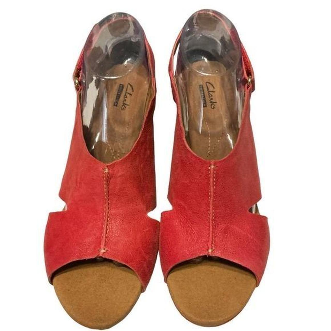 Wedge Clarks Rosemund Dune Clarks Rosamund Dune Pink Suede Hook