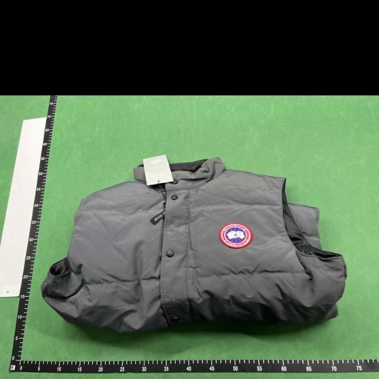 grey canada goose body warmer size s never worn... - Depop