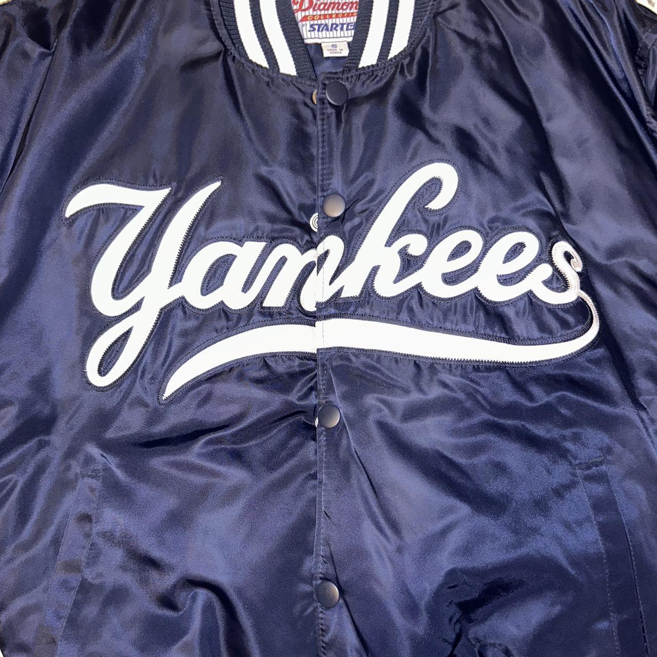 Vintage RED Yankees Jersey stitched Majestic - Depop
