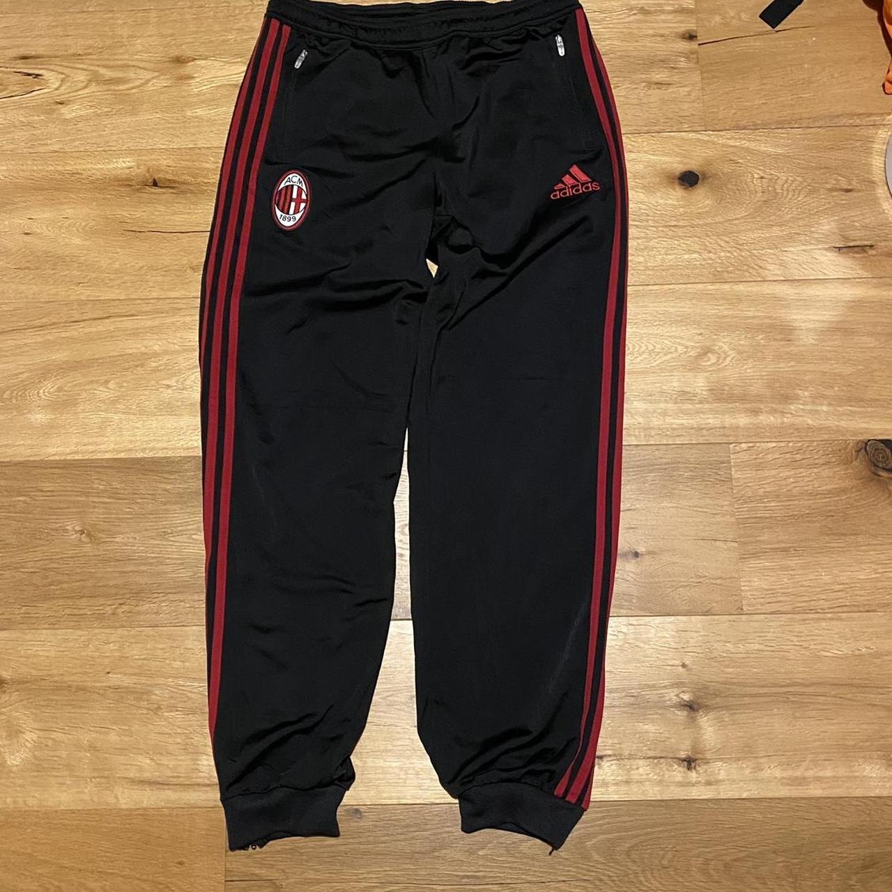 Vintage AC Milan tracksuit bottoms Label says... Depop