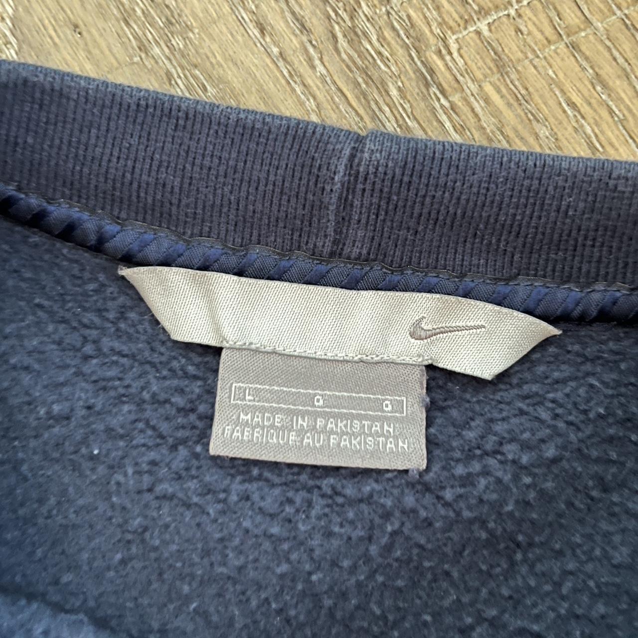 Nike Men's Blue and Navy Sweatshirt Depop