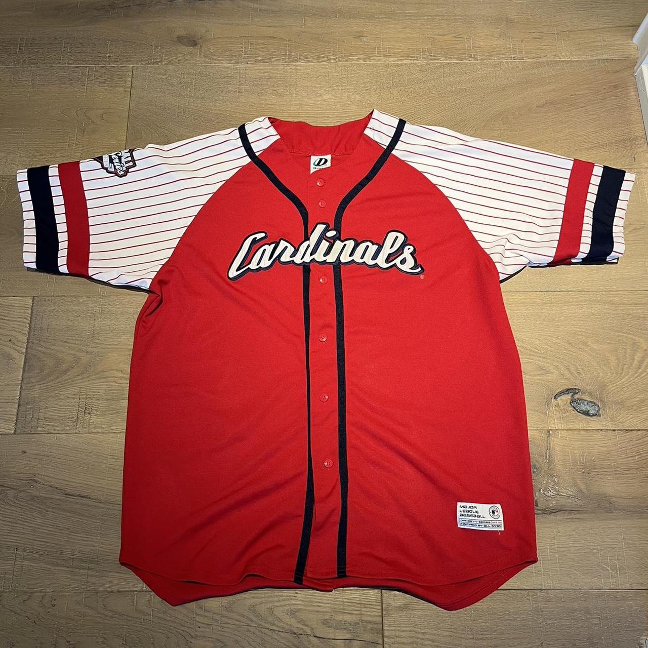 St. Louis Cardinals Dynasty Baseball Jersey Mens Size 2XL 50/52