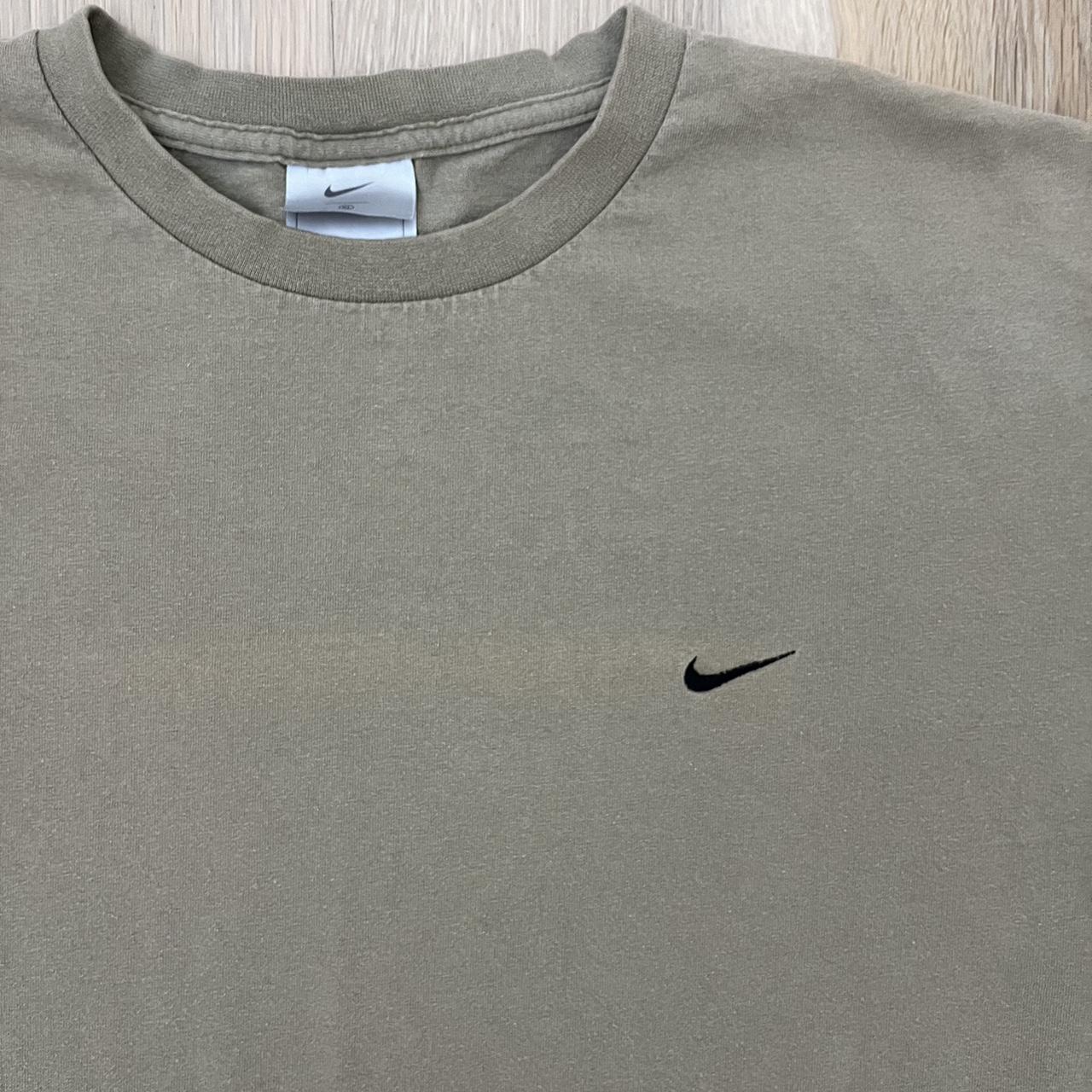 Vintage Brown Nike T-shirt Early 2000s. Super Nice... - Depop