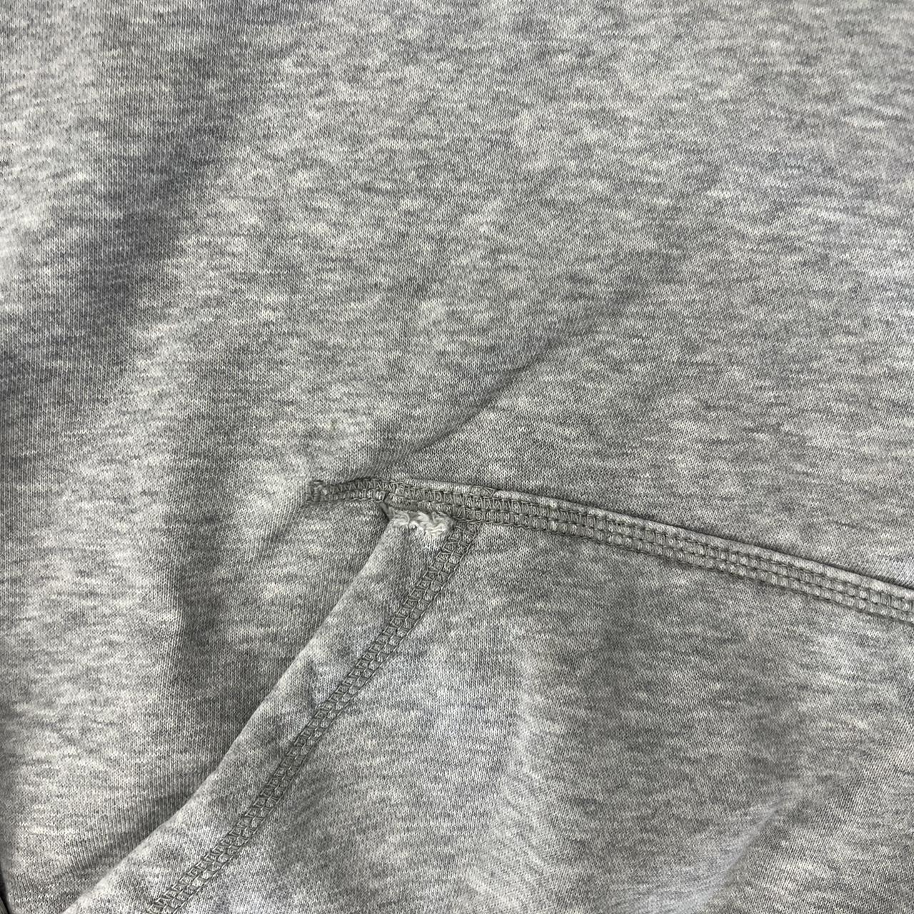 nike hoodie swoosh grey
