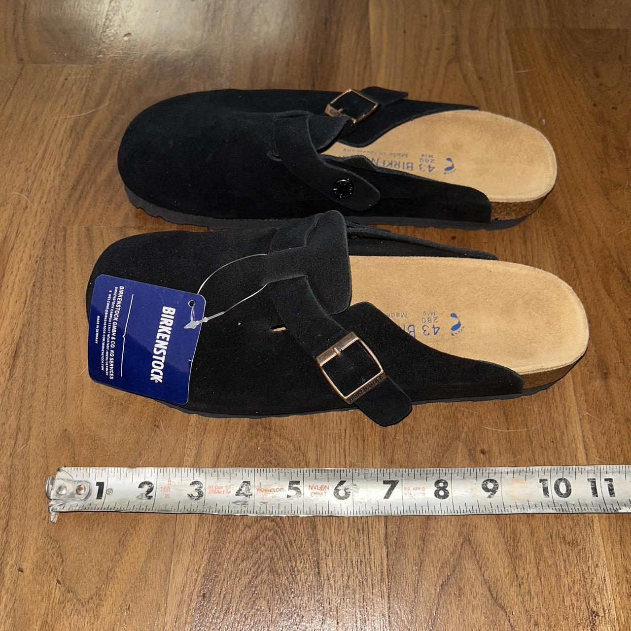 Birkenstock Boston Clog Black NEW WITH TAG Brand... - Depop