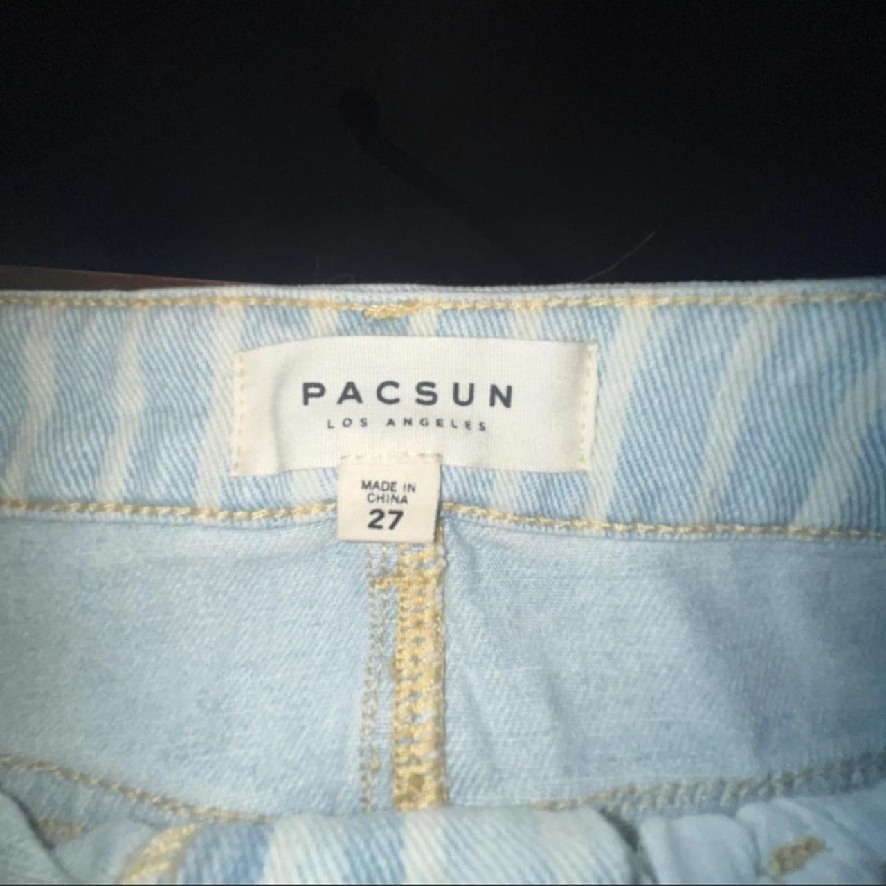 PacSun Women's Blue and White Skirt (3)