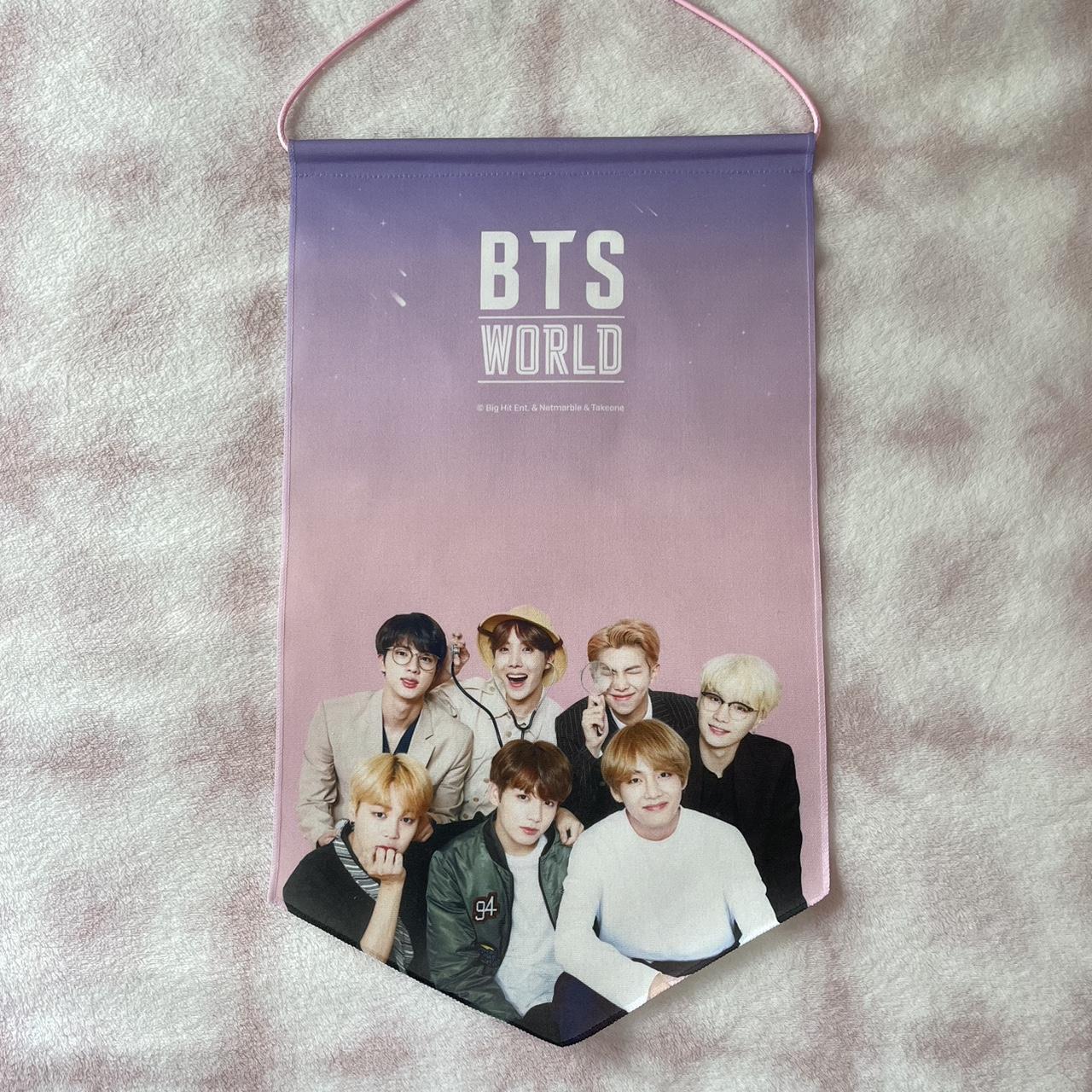 BTS  IMAGE FLAG ［V］ bts world badge flag #bts #kpop #jungkook #bangtan | Depop