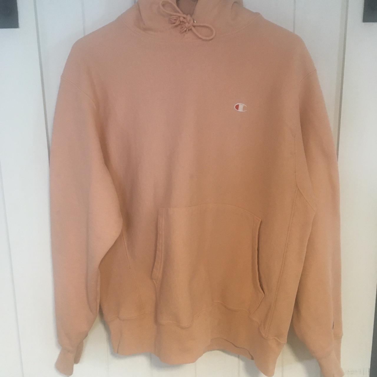 Light brown hotsell champion hoodie