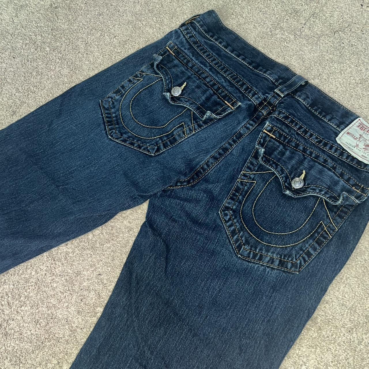 Vintage true religon baggy 2000’s jeans #grunge... - Depop