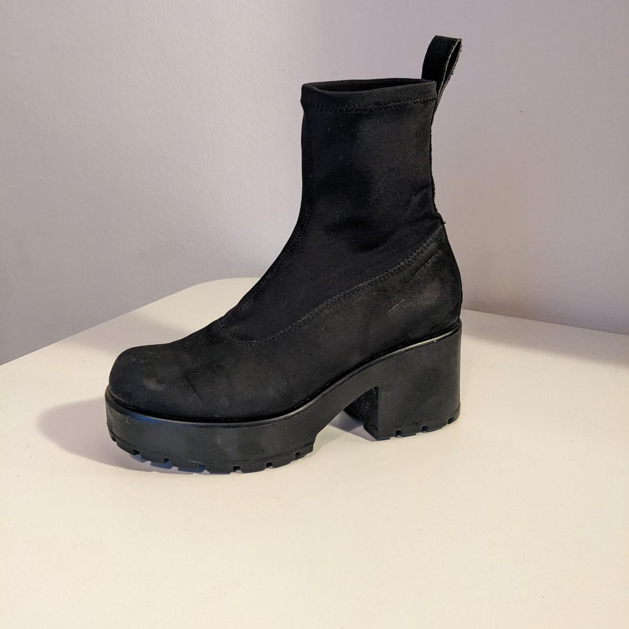Vagabond Dioon Black Suede Sock Boots! UK Size... Depop