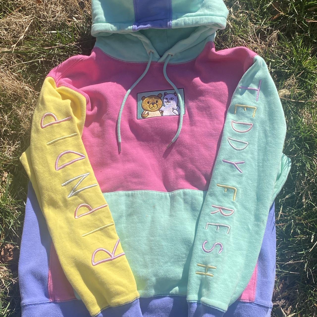 Ripndip colour block hoodie on sale