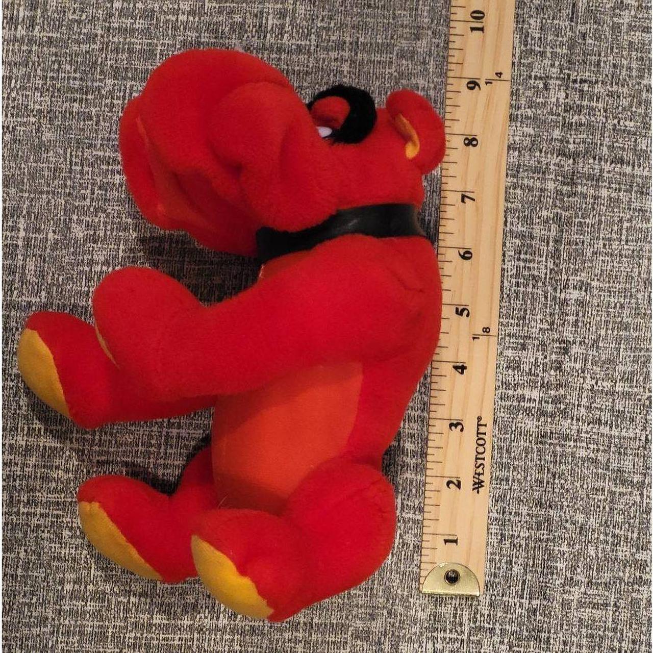 Vintage 1994 Liberty Toy Red BULL DOG Plush Toy 9