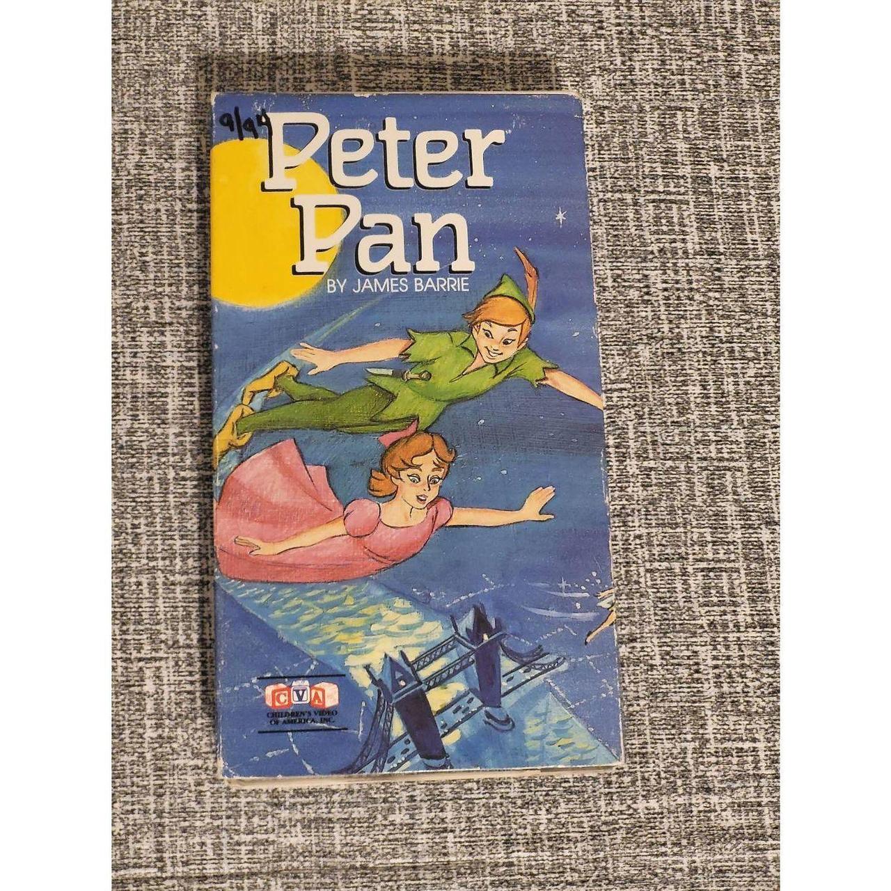 Peter Pan by James Barrie VHS 1988 Children's Video - Depop