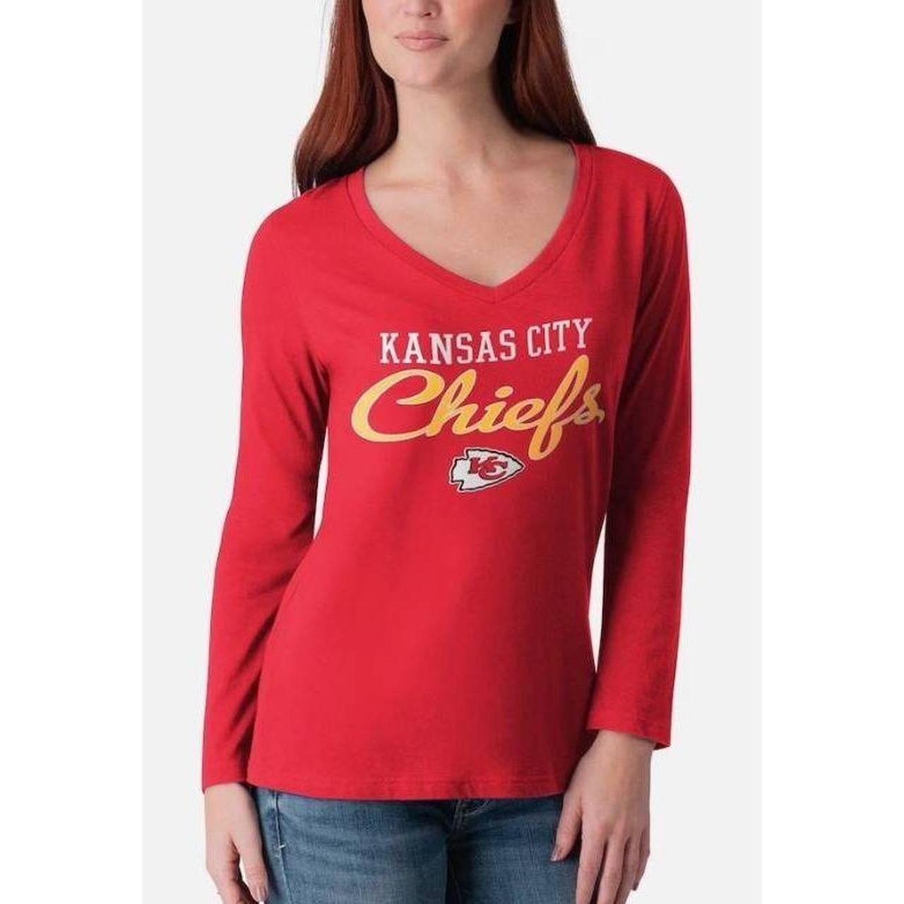 kc chiefs plus size womens shirts