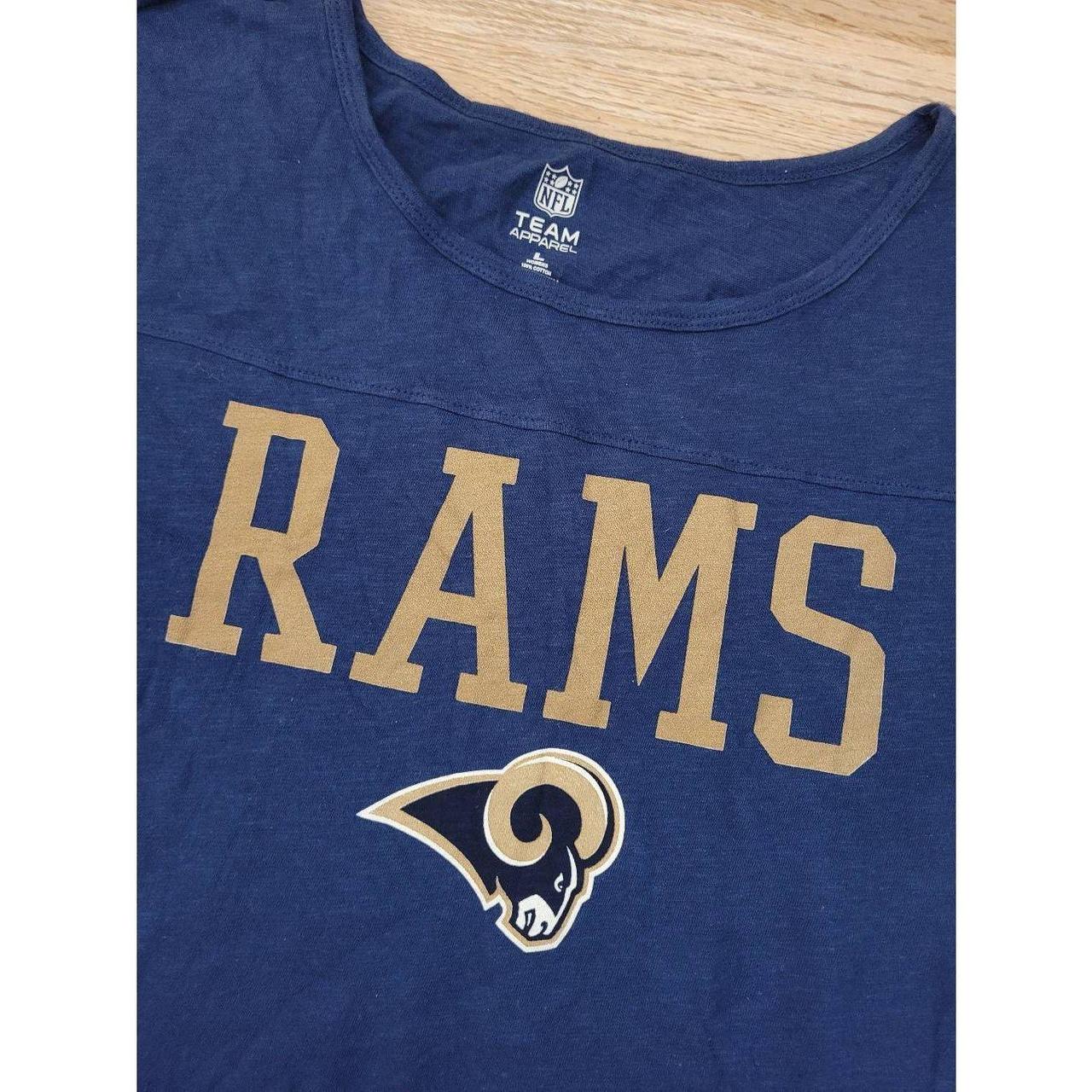 NEW NFL Los Angeles Rams T-shirt Womens Size Large - Depop