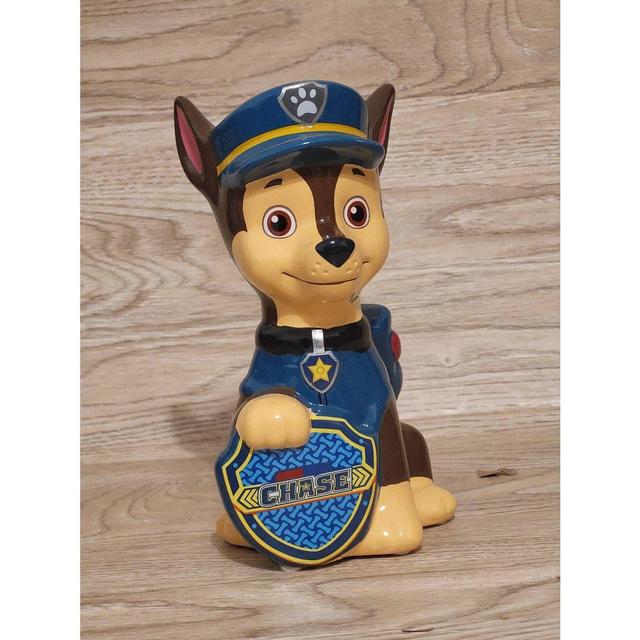 Nickelodeon Paw Patrol CHASE Ceramic Coin Bank Piggy... - Depop