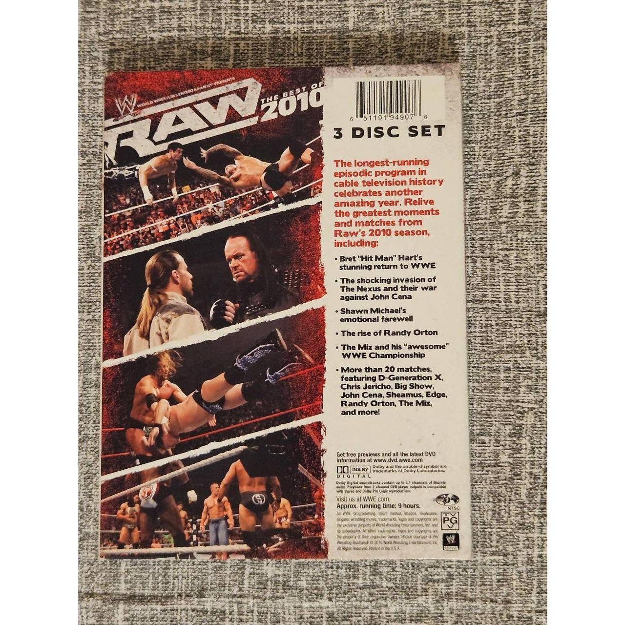 WWE: Raw - The Best of 2010 (DVD, 2011, 3-Disc Set)