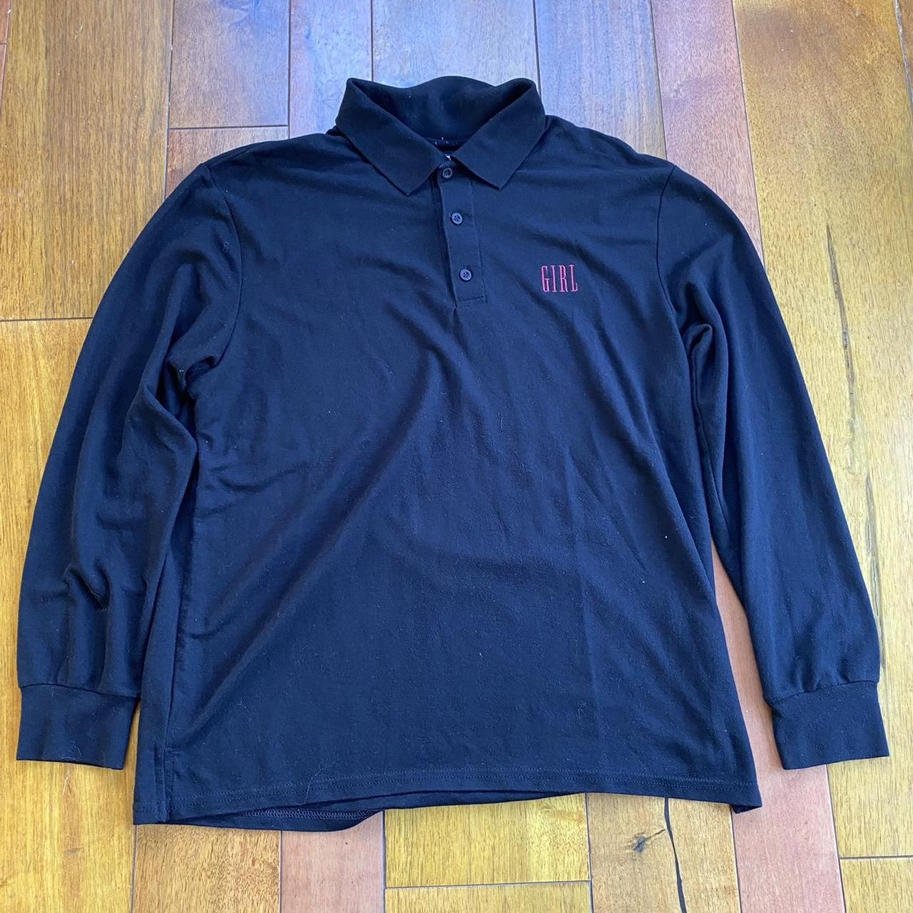 vintage longsleeve girl skateboards polo tag says... Depop