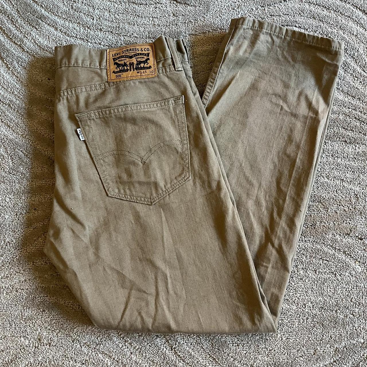 Levi's Men's Tan Jeans | Depop