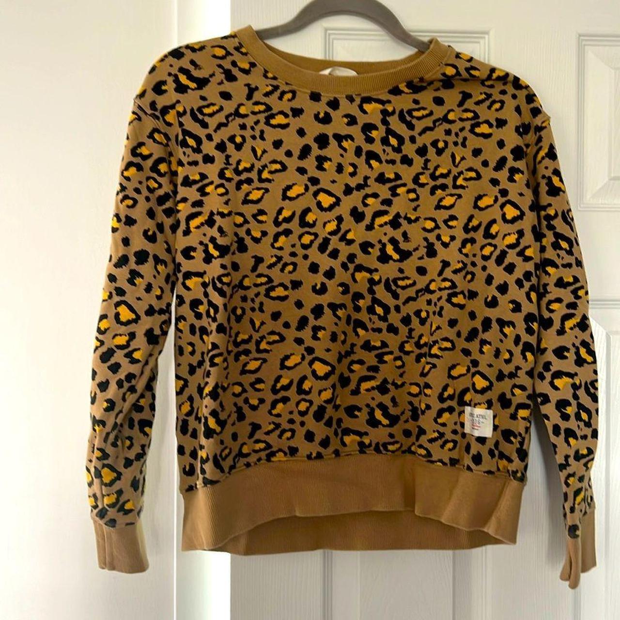 Leopard sweatshirt outlet h&m