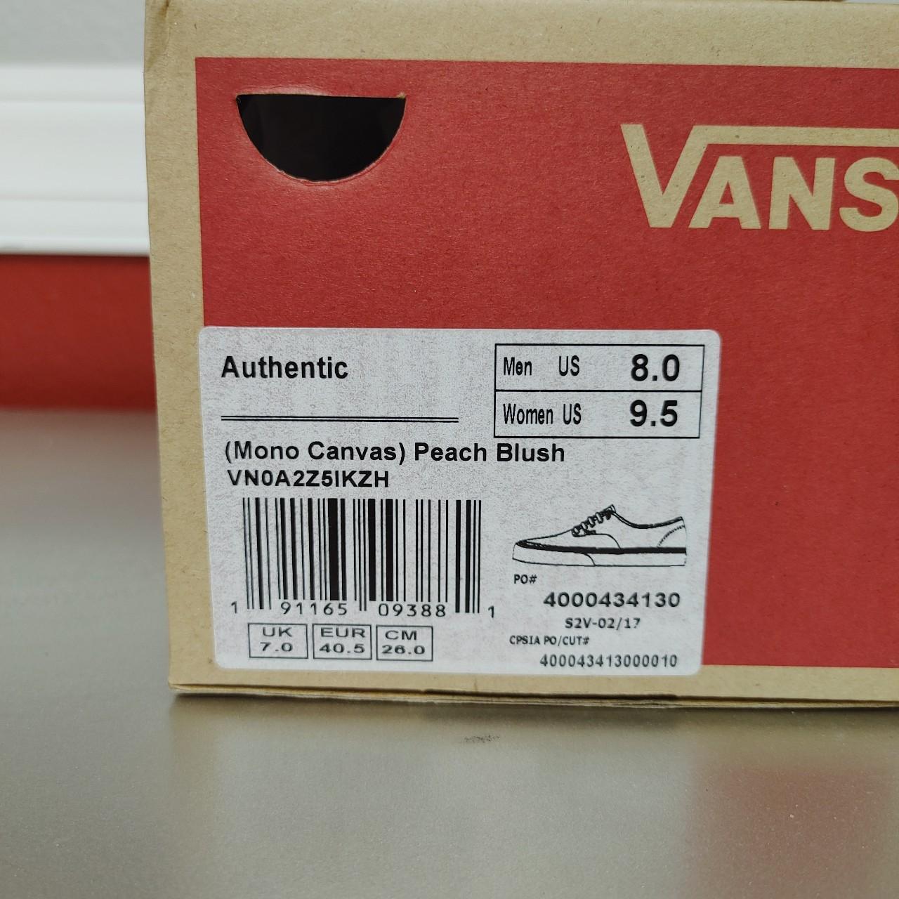 Mono canvas peach blush 2024 vans