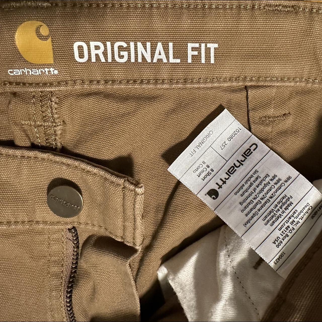 Barely worn, women's carhartt original fit pant. - Depop