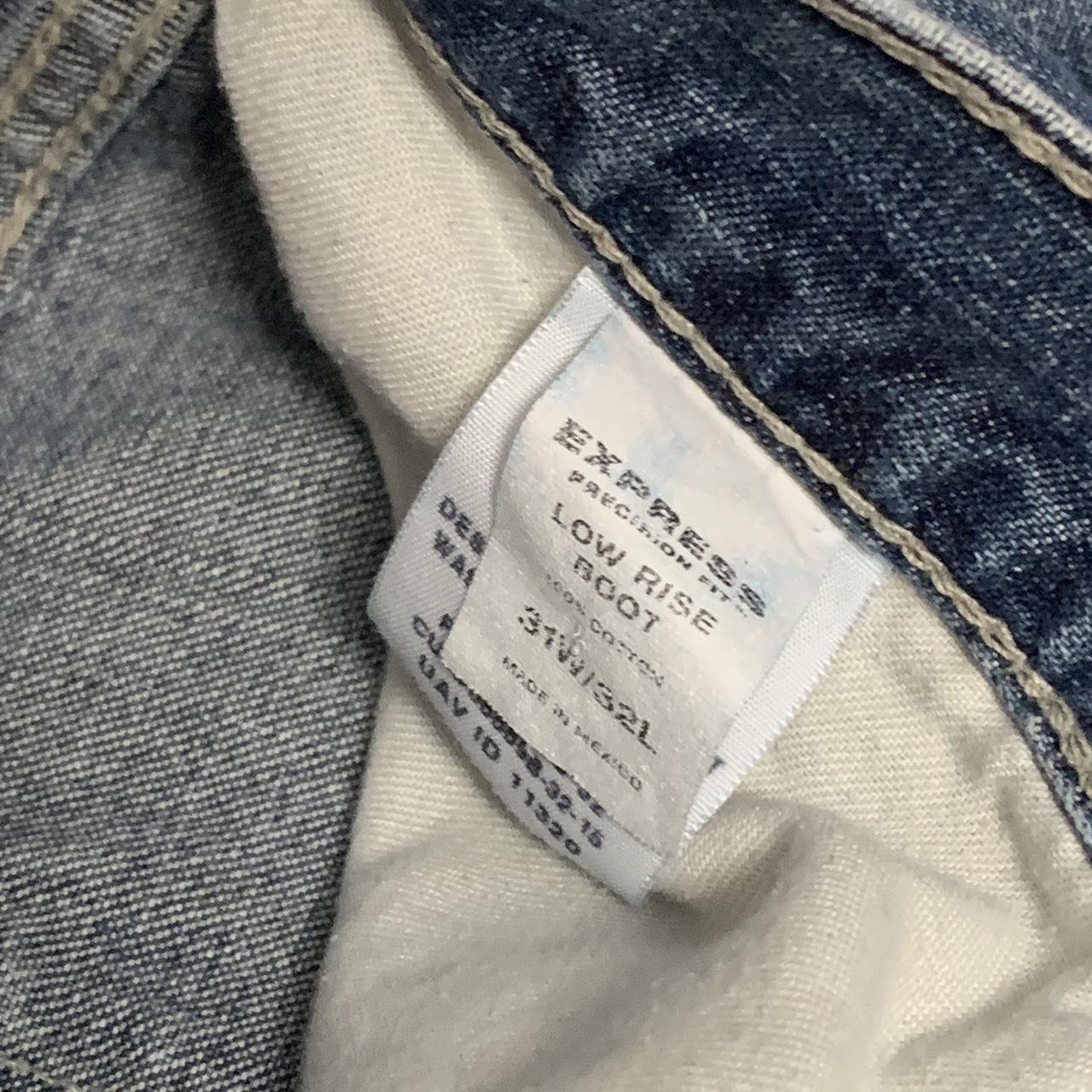 Express Y2K Jeans Low Rise Boot Cut Shipping Price:... - Depop