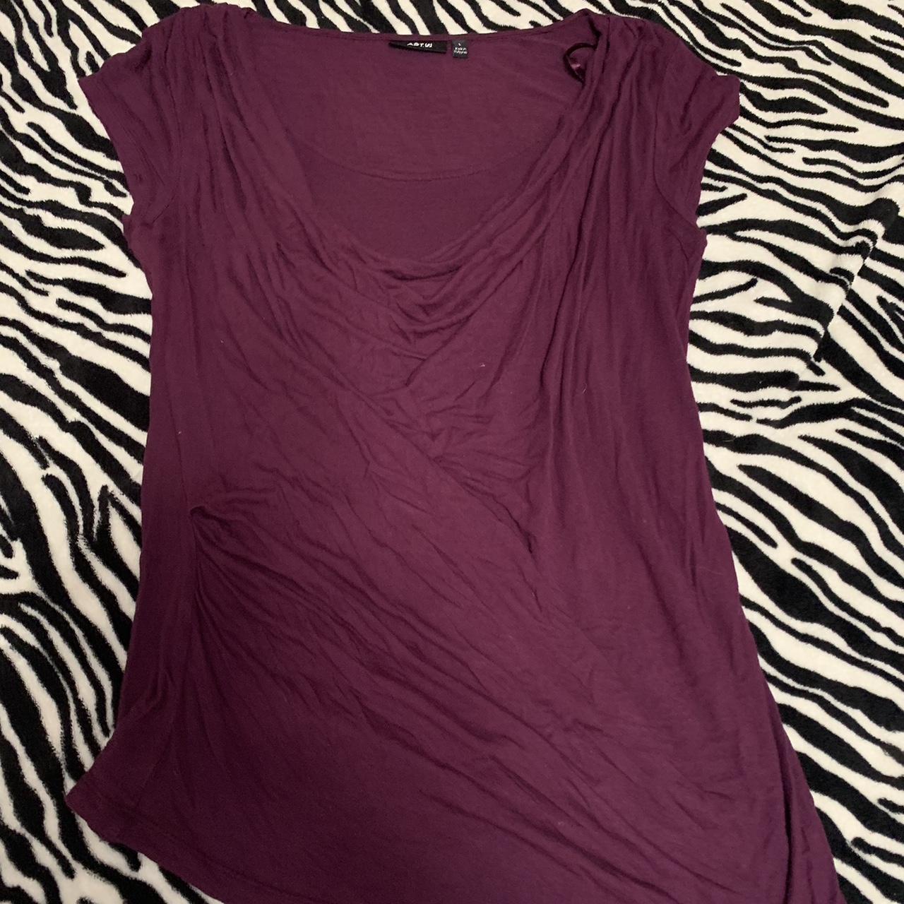 Appointment 9 Size Large Y2K Purple Shirt... - Depop