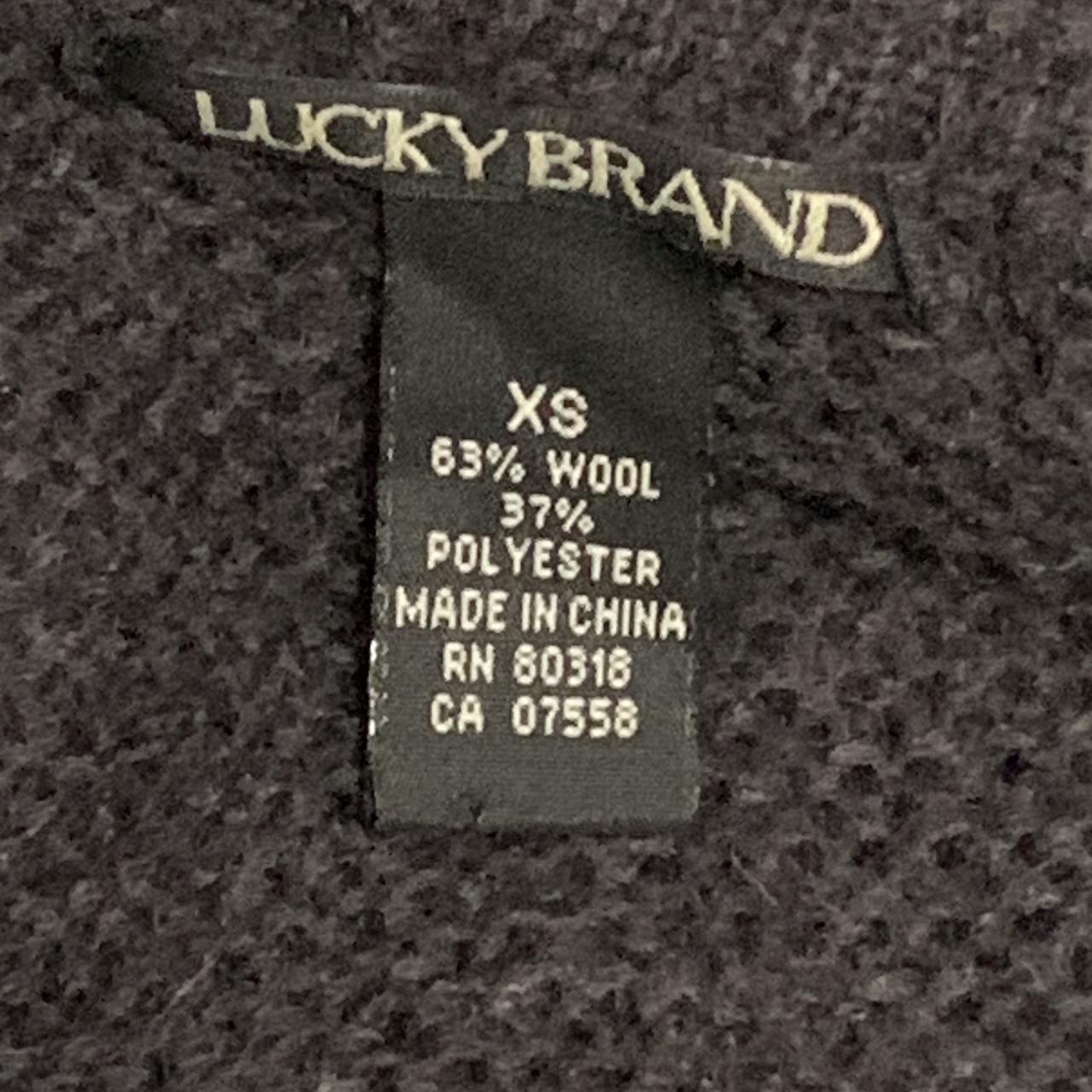 Rare Vintage Pinterest Lucky Brand Wool Tie Around... - Depop