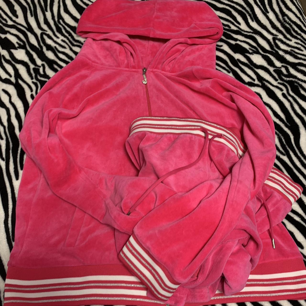 Juicy Couture Tracksuit The Tracksuit Bottoms Is... - Depop