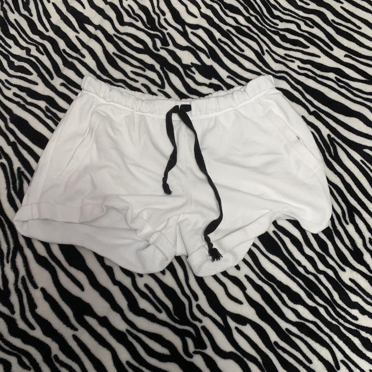 PINK Victorias Secret Y2K Pajama Booty Shorts From... - Depop