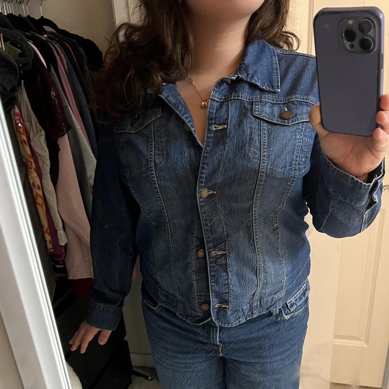 Croft and barrow denim jacket sales