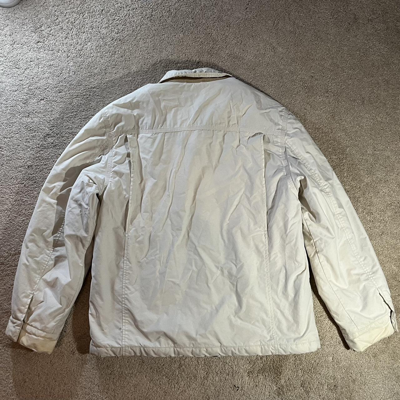 Timberland Men's White Jacket Depop