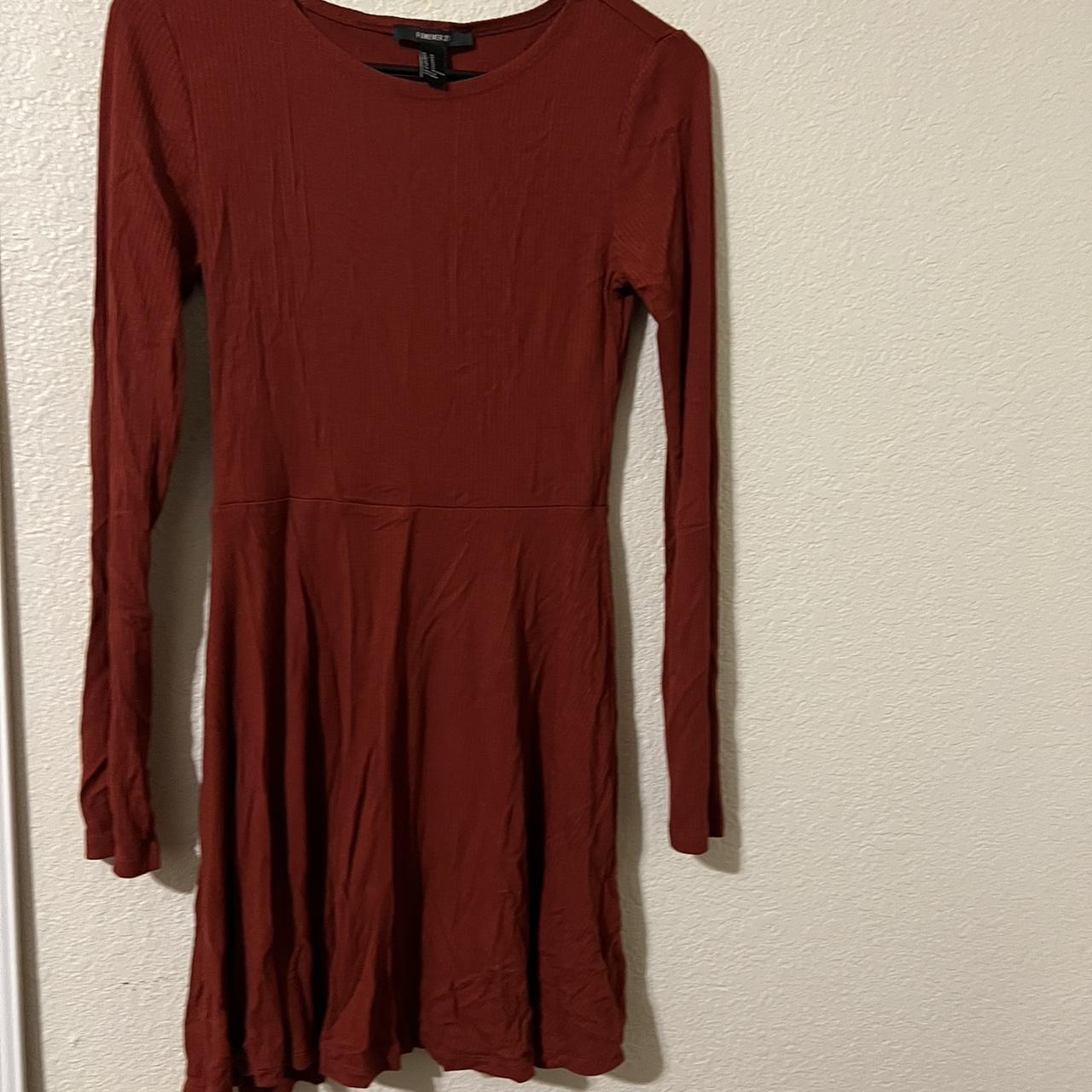 Long sleeve red 2025 dress forever 21