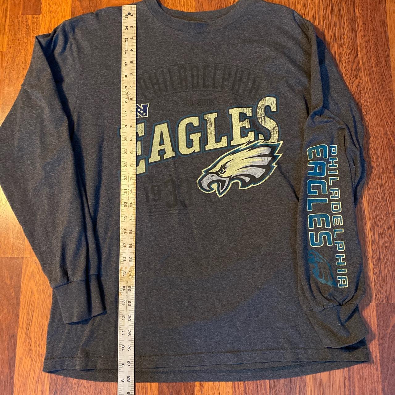 NEW MENS NFL TEAM APPAREL PHILADELPHIA EAGLES GRAPHIC TEE T-SHIRT SIZE L