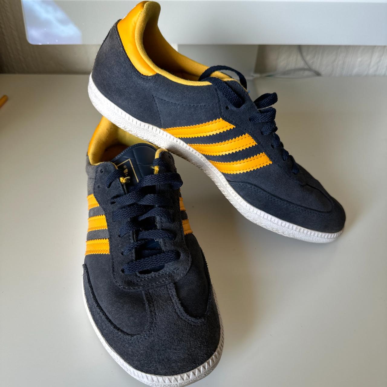 Adidas Originals Samba OG Size UK 8 Navy Blue... - Depop