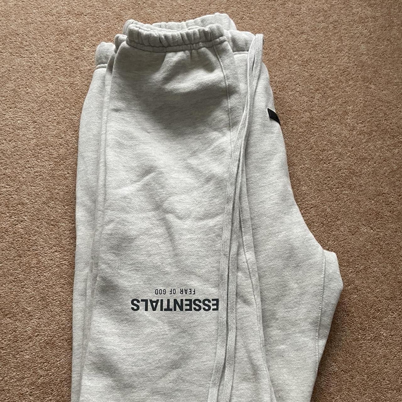 Fear of god Essentials Oatmeal tracksuits Brand... - Depop