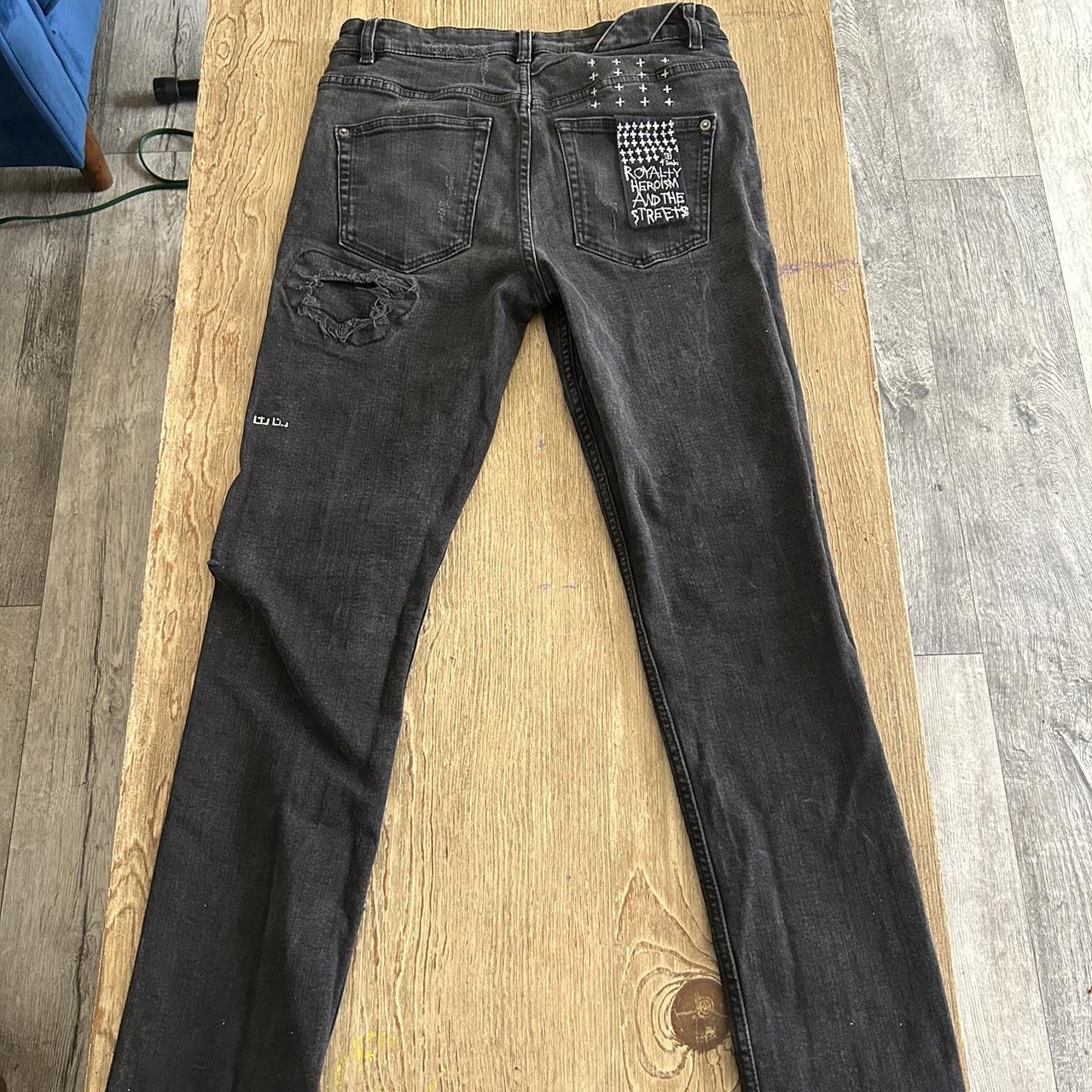 Ksubi Men's Black and Grey Jeans Depop