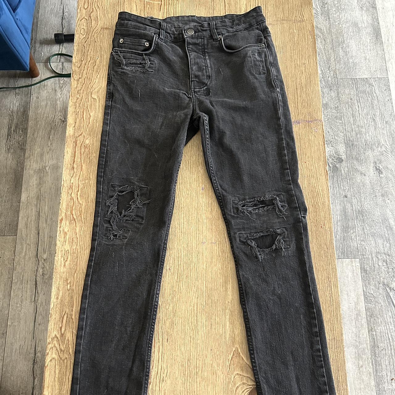 Ksubi Men's Black and Grey Jeans | Depop