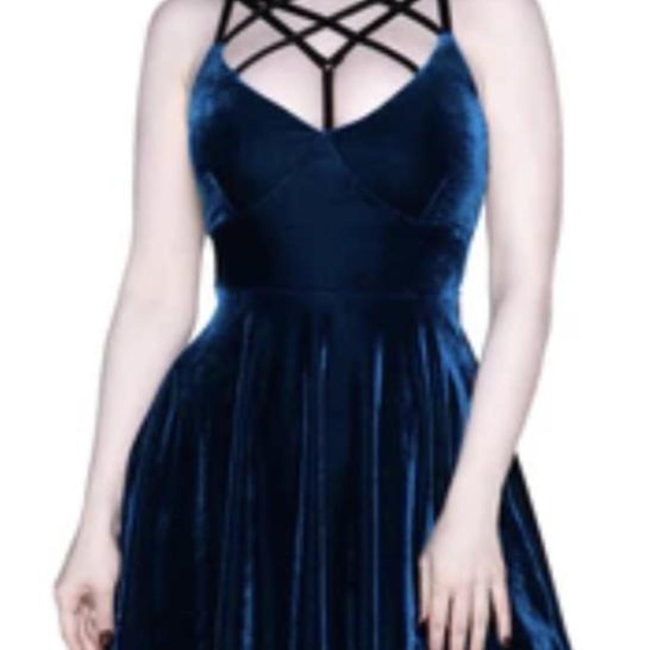 Killstar Women's Blue Dress (3)