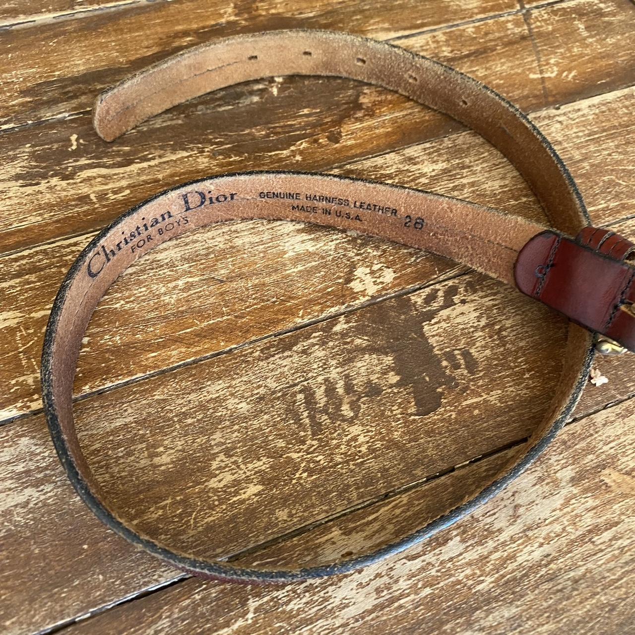 mens christian dior belt