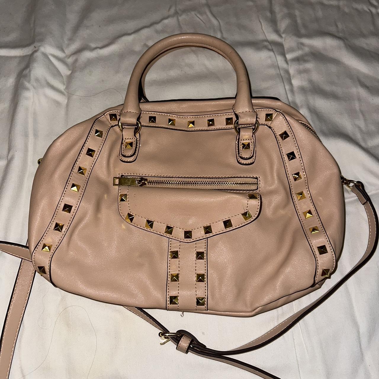 Jessica Simpson Women's Tan and Gold Bag