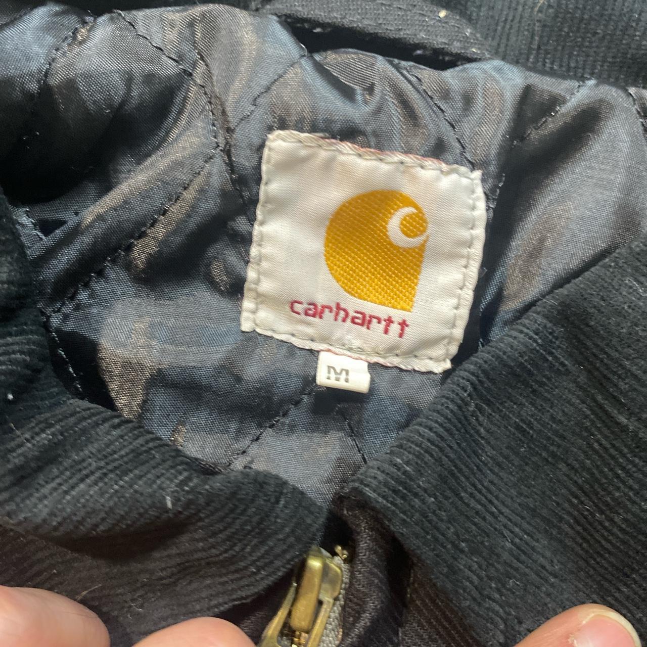 Rework Carhartt Jacket with a stylish Corduroy... - Depop